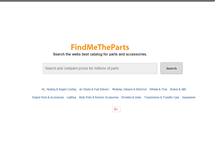 Tablet Screenshot of findmetheparts.com